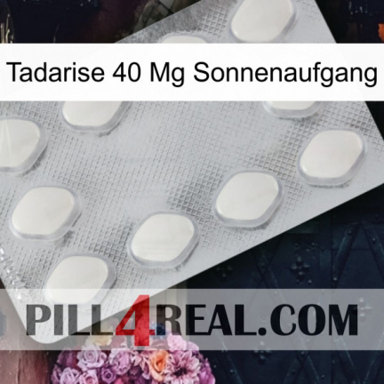 Tadarise 40 Mg Sunrise 16